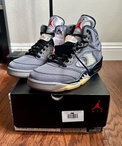 Brand new Jordan 5 Off White Muslin size 9.5