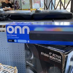 On 2.0 channel ledsoundbar