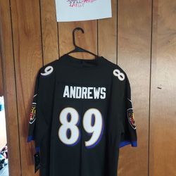 Surprise Sticker With Large Ravens Andrews Jersey