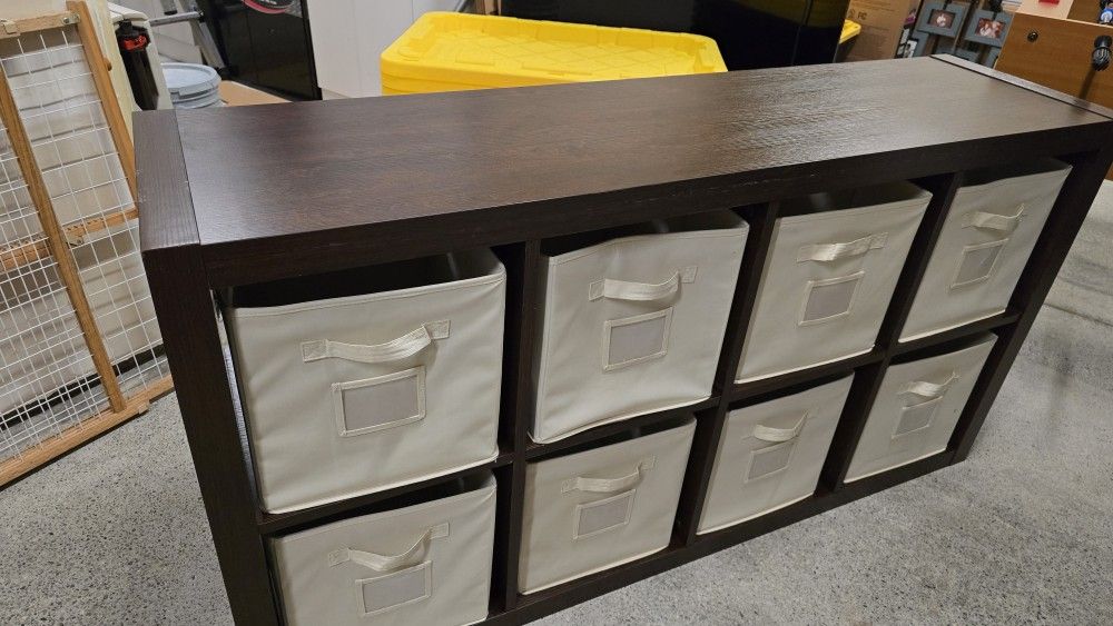 Storage Cabinet With totes
