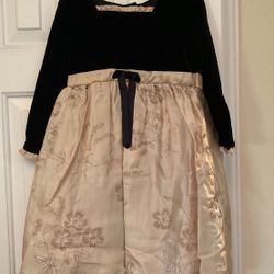 Black and gold girls dress size 4 by Joan MICHELLE