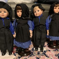 Amish Porcelain Doll Sets