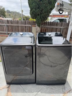 XL capacity, washer, and gas dryer