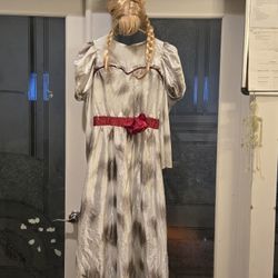Annabelle Doll Halloween Costume. Size Youth Large.