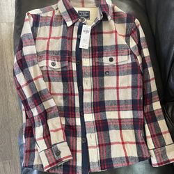 Abercrombie y fitch flannel shirt