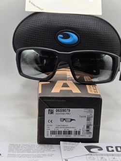 Costa Fantail PRO 580g 100% Authentic Black Frame And Mirrored Glass Lenses