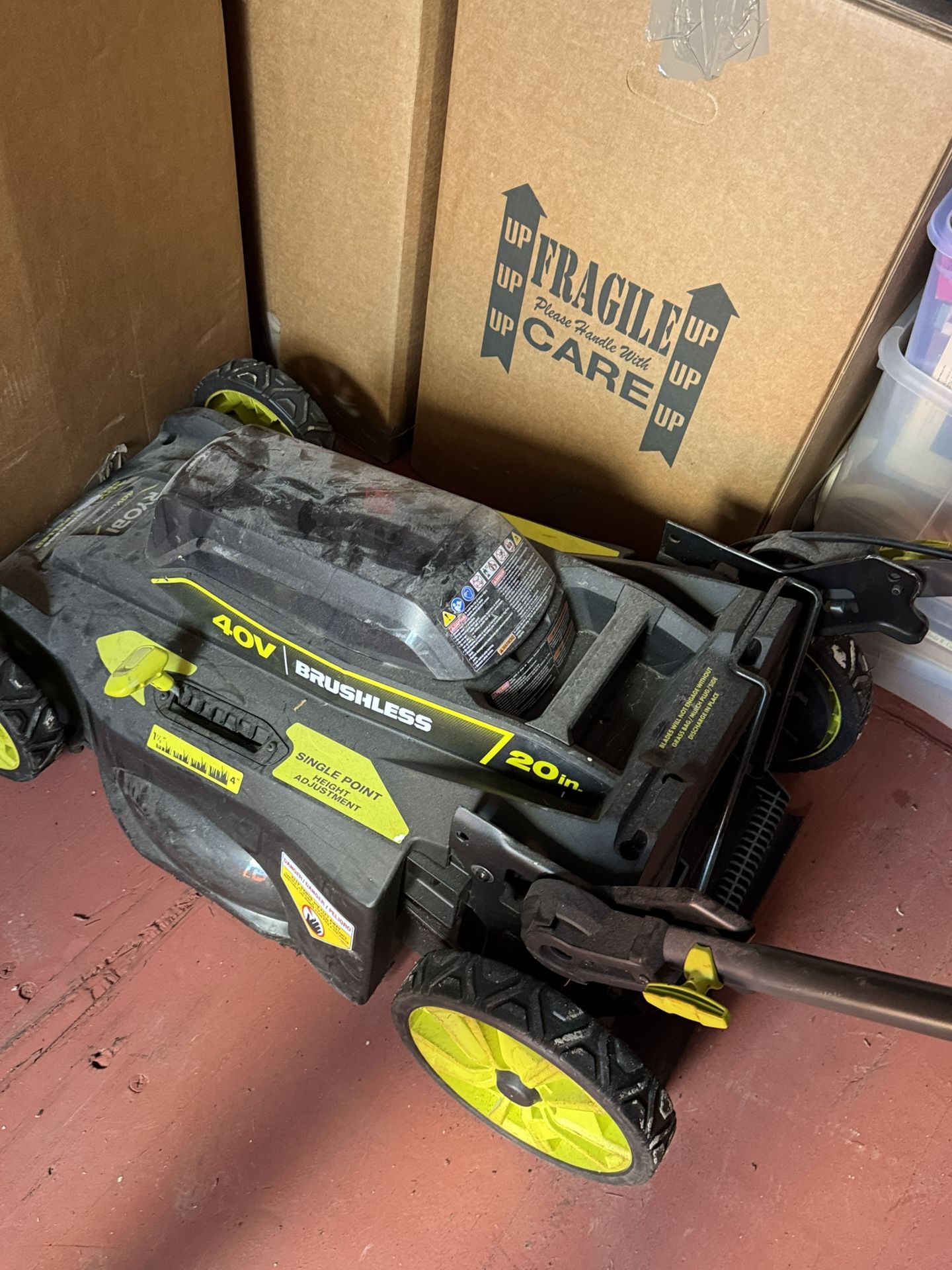 40V HP Brushless 20 in. Cordless Battery Walk Behind Push Lawn Mower with 6.0 Ah Battery and Charger - Originally $399