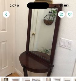 Console Table Mirror Set