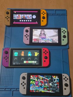 Custom Nintendo Switch with Games