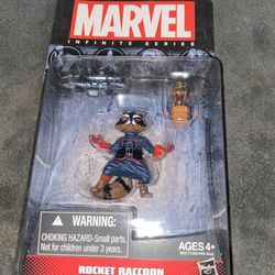Marvel Infinite Series: Rocket Raccoon And Groot . New On Card. 