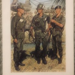 Vintage The American Soldier 1965 Photo Print-Good For Framing Approx 9x13” VGC