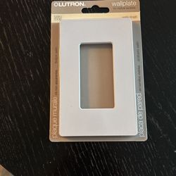 Set of 4 Light grey Lutron light switch/ outlet cover 