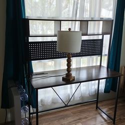Desk/Vanity Mirror & Lamp