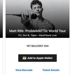Matt Rife Tickets 