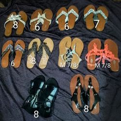 10 PAIR SANDALS