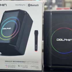 Portable Party Speaker with Free Mic