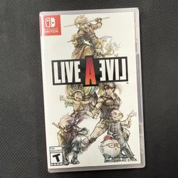 Live A Live (Nintendo Switch, 2022) Brand New Sealed Game