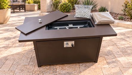MOVING SALE! BRAND-NEW FIRE PIT TABLE — $125