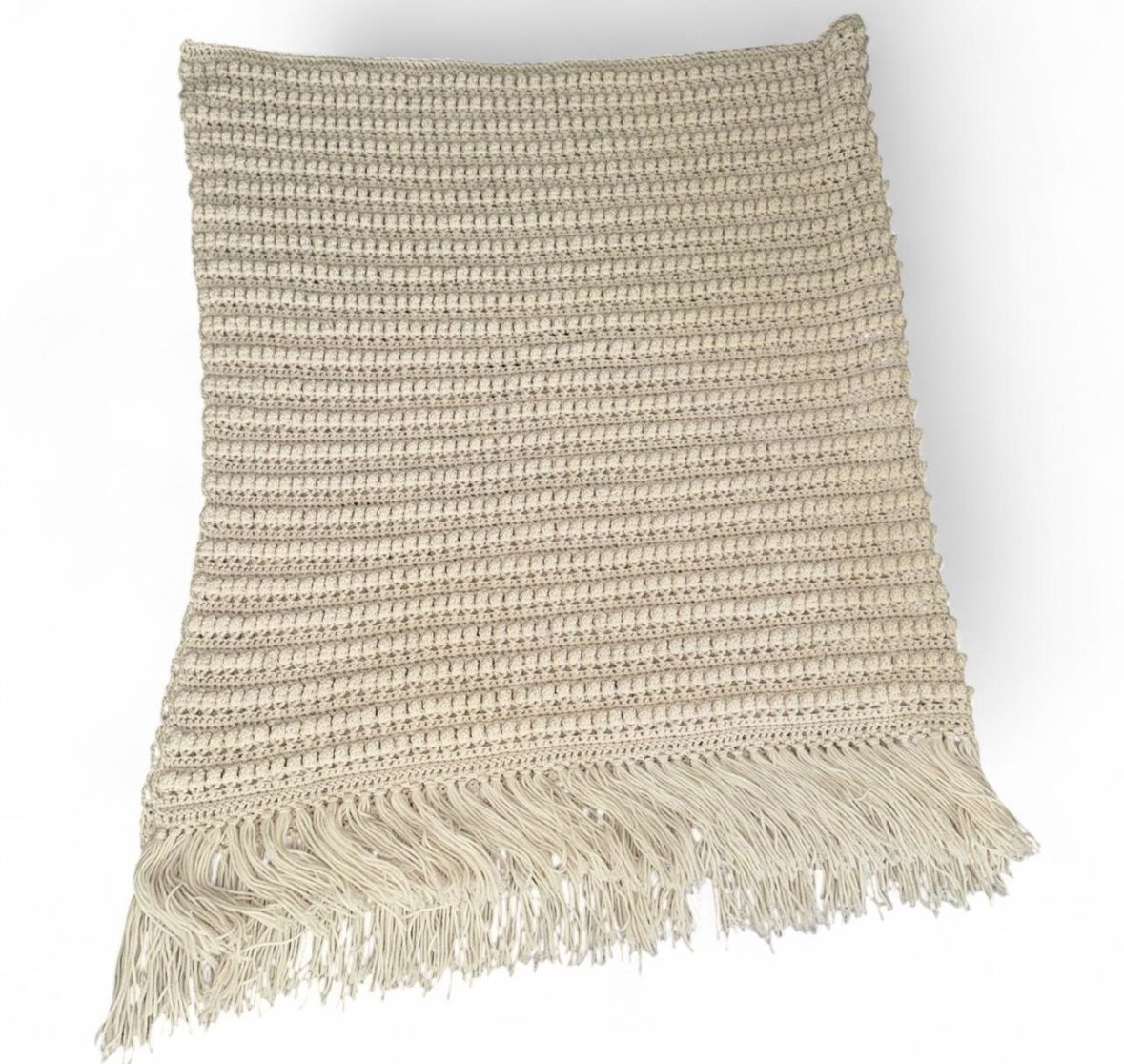 Crotchet Bed Runner Throw Blanket Handmade
