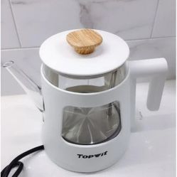 New Electric Kettle, 1.0L Electric Tea Kettle with Removable Stainless Steel
