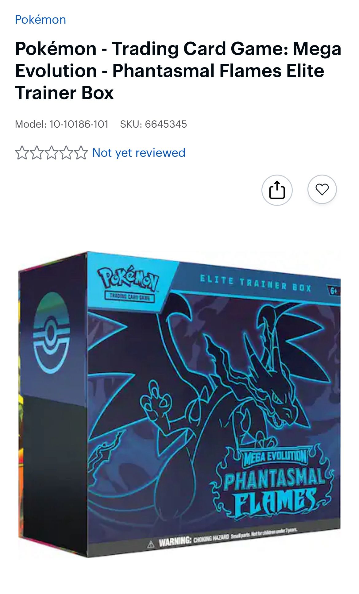 Elite Trainer Box Phantasmal Flames