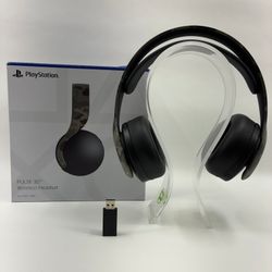 Sony PlayStation 5 PS5 PULSE 3D Wireless Gaming Headset Gray Camoflauge CFI-ZWH1