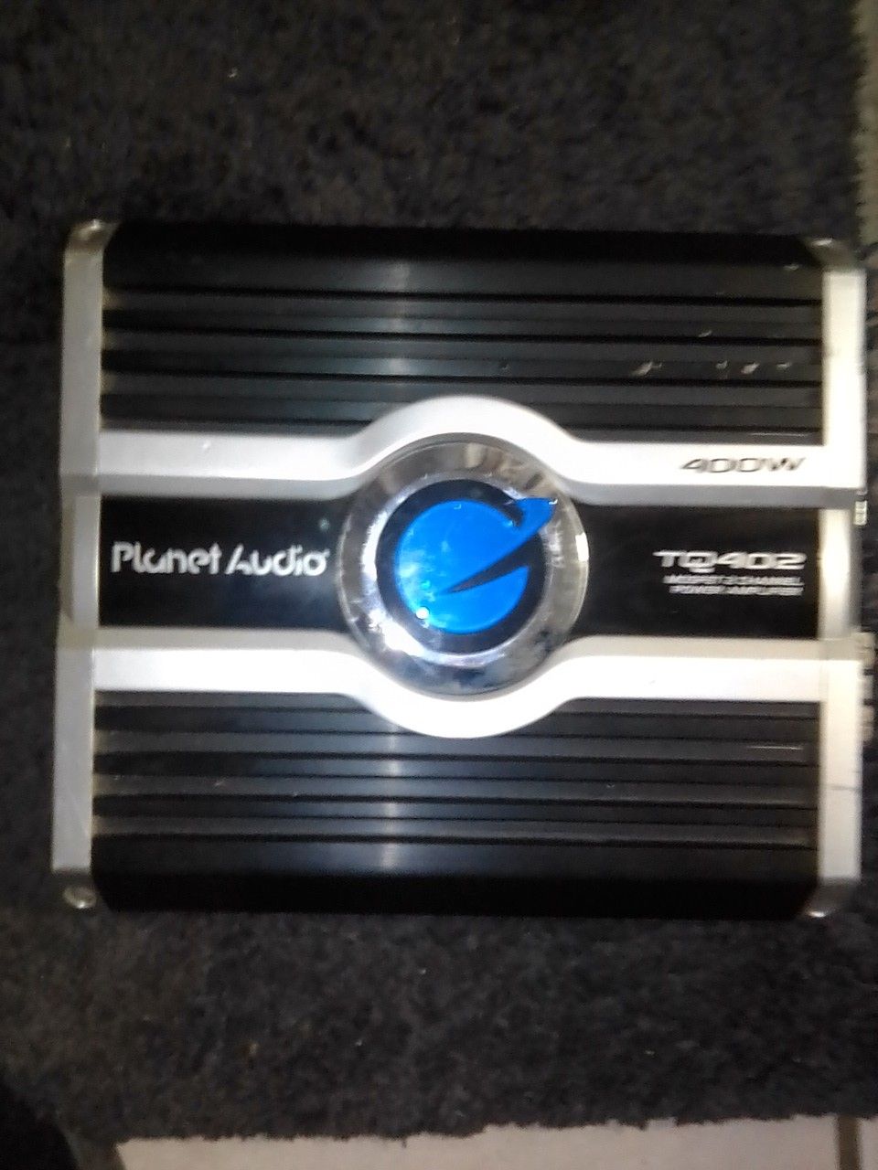 Car system amp. Name brand is planet audio 400w