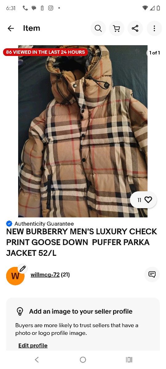 Burberry Jacket