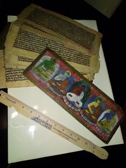 Antic Tibetan prayer book