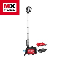 Milwaukee MX FUEL ROCKET Dual Power Compact Tower Light Kit with (1) XC406 Battery Pack and (1) MX Charger