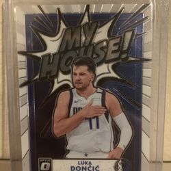 2021 Panini Optic Luka Doncic My House Card