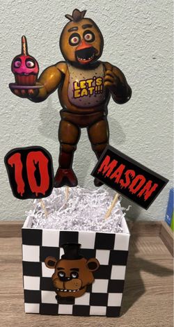 Five Nights at Freddy's Custom Birthday Centerpiece