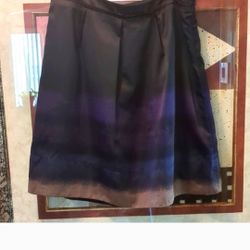 Moschino Black Knee-Length A-Line Skirt