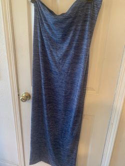Blue Heathered Pillowcase