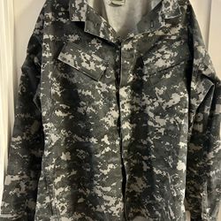 Tru-spec Camo Combat military Jacket Mens XL 