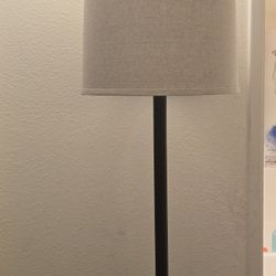 Antique Lamp Base With A Basic Shade