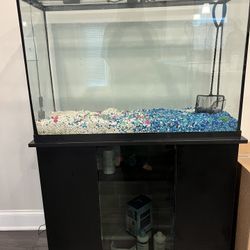 45 Gallon Fish Tank And Stand For Sale-Great Condition