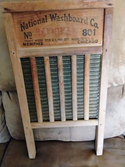 Vintage Washboard 802 NATIONAL