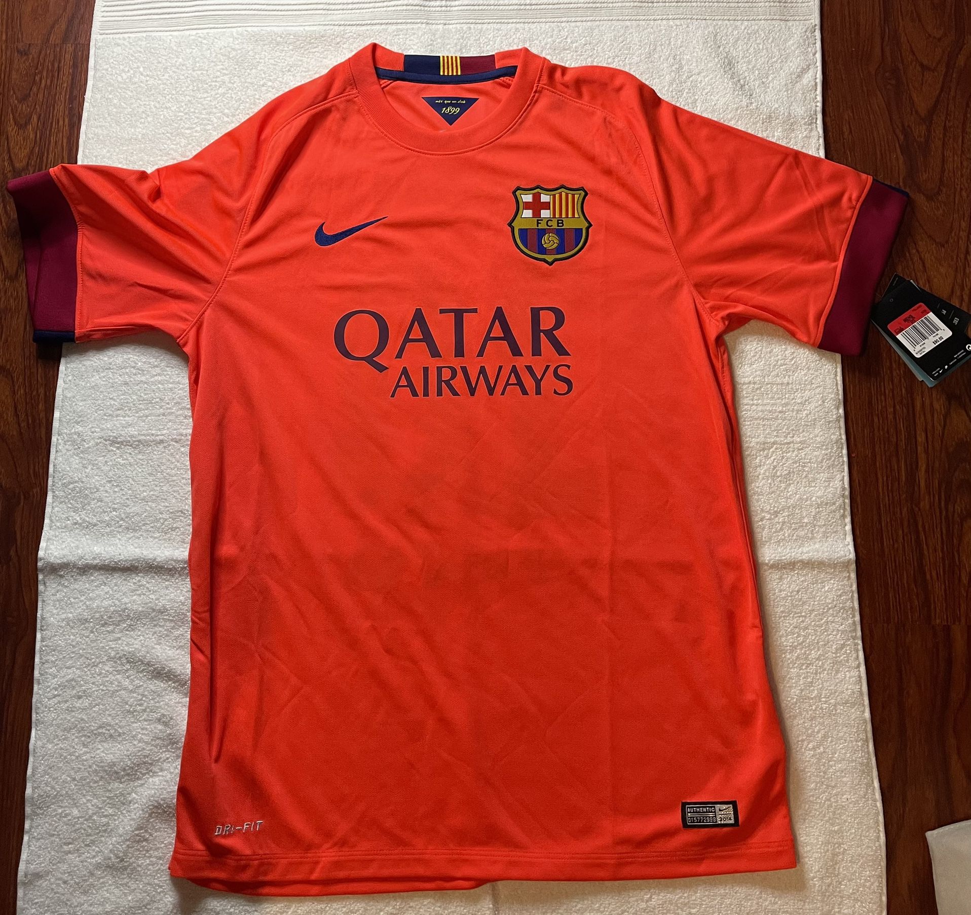 Barcelona 2014-15 Away Messi Jersey Size L