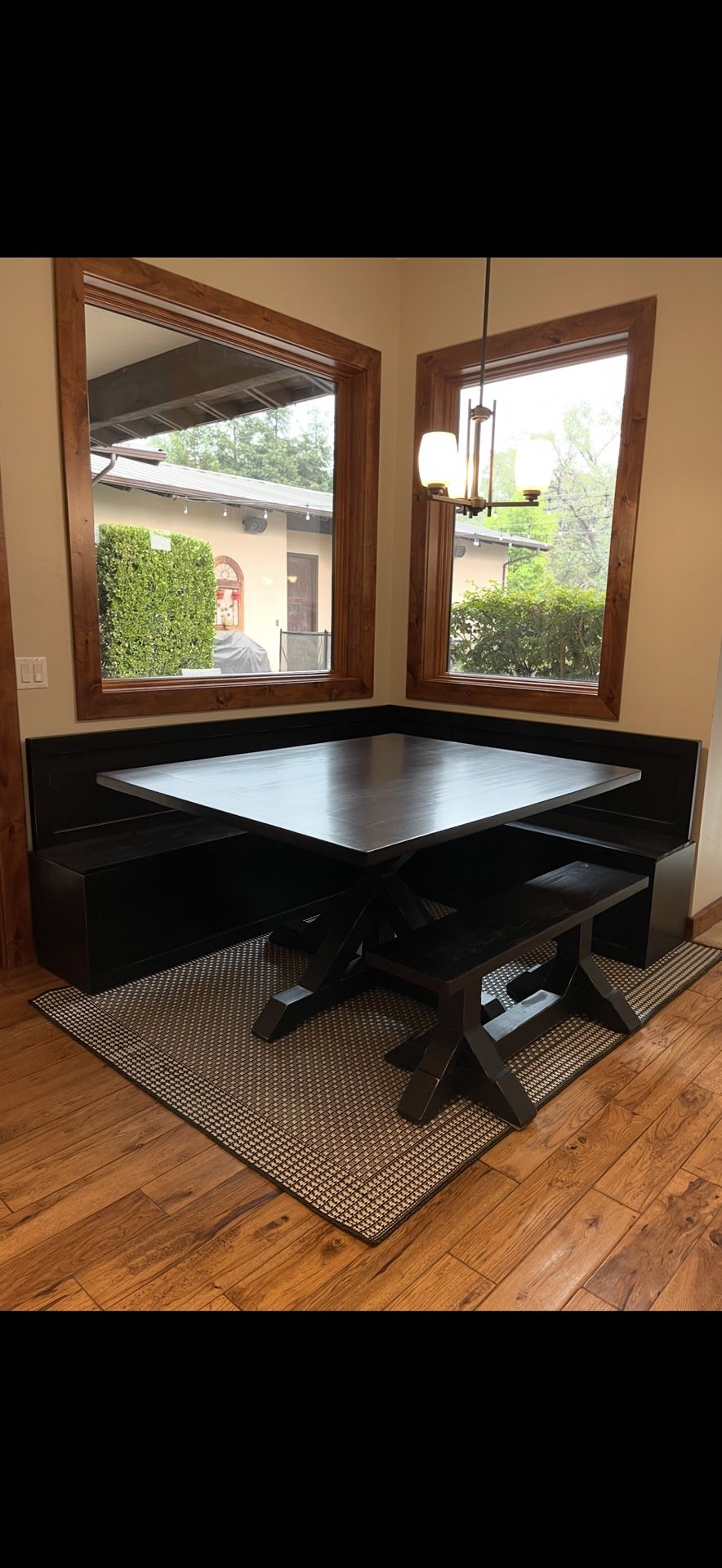 Solid Wood Breakfast Nook Set