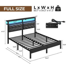 Full bed frame