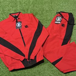Red Hellstar Tracksuit Set Size M