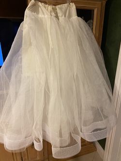 Petticoat White for Formal dress, underneath Quinceanera dress sweet 16 or vestido de Quince or wedding dress