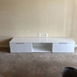 White Tv Stand 