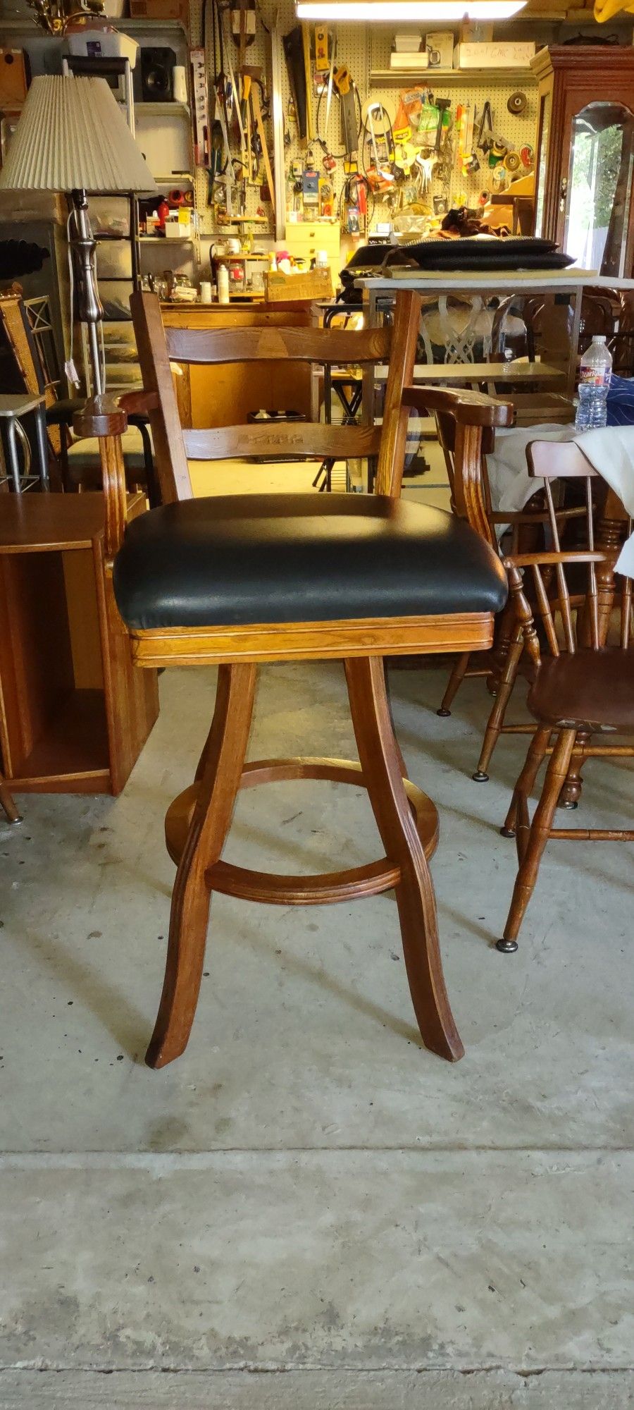 Wooden Barstool