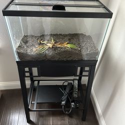 Fish Tank 10 Gallon For $75