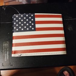 Wallet, American Flag Bi-,Fold, NEW