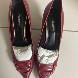 Dolce Gabanna Red Shoes 