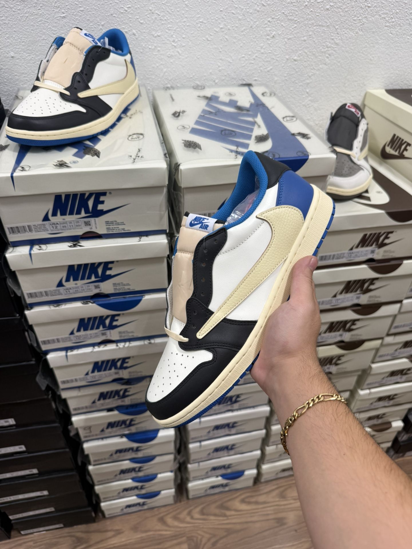 Aj1 Nike Air jordan 1 low travis Scott Fragment s Size 7,7.5,8,8.5,9,9.5,10,10.5,11,12