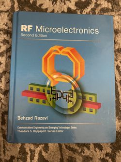 RF Microelectronics Second Edition By Behzad Razavi
